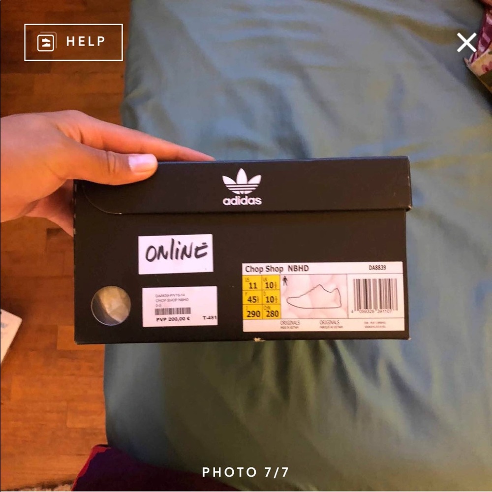 Adidas neighborhood chop shop size 11 Supreme
